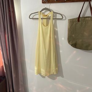 Alice+Olivia Yellow Silk dress small
